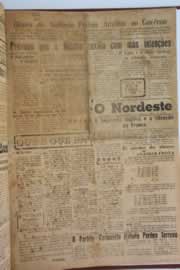 Página do jornal O Nordeste de maio de 1958