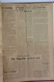 Página do jornal O Nordeste de maio de 1958