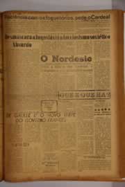 Página do jornal O Nordeste de junho de 1958
