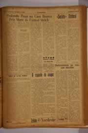 Página do jornal O Nordeste de junho de 1958