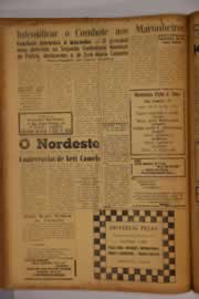 Página do jornal O Nordeste de junho de 1958