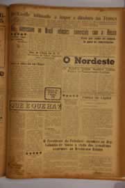 Página do jornal O Nordeste de junho de 1958