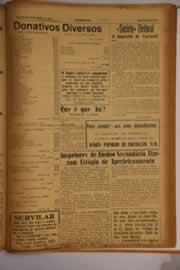 Página do jornal O Nordeste de junho de 1958
