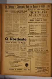 Página do jornal O Nordeste de junho de 1958