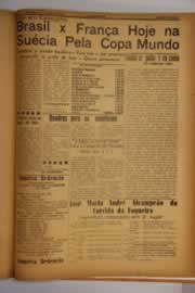 Página do jornal O Nordeste de junho de 1958