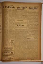 Página do jornal O Nordeste de junho de 1958