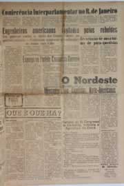 Página do jornal O Nordeste de julho de 1958