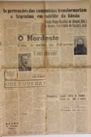 Página do jornal O Nordeste de julho de 1958