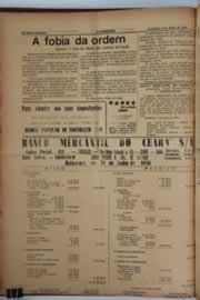 Página do jornal O Nordeste de julho de 1958
