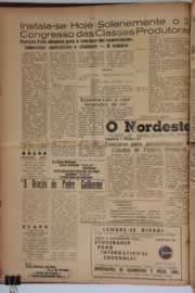 Página do jornal O Nordeste de julho de 1958