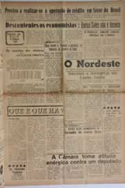 Página do jornal O Nordeste de julho de 1958