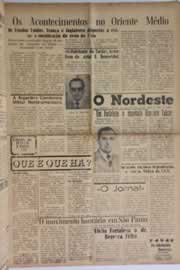 Página do jornal O Nordeste de julho de 1958