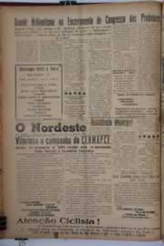 Página do jornal O Nordeste de julho de 1958