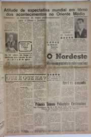 Página do jornal O Nordeste de julho de 1958