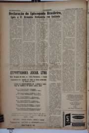 Página do jornal O Nordeste de julho de 1958