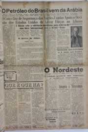Página do jornal O Nordeste de julho de 1958