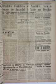 Página do jornal O Nordeste de julho de 1958