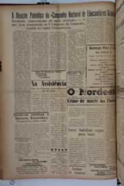 Página do jornal O Nordeste de agosto de 1958