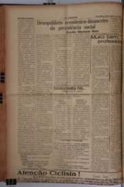 Página do jornal O Nordeste de agosto de 1958