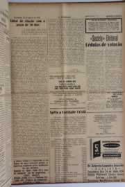 Página do jornal O Nordeste de agosto de 1958