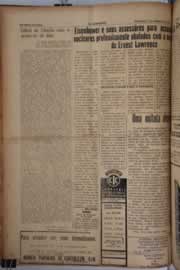 Página do jornal O Nordeste de setembro de 1958
