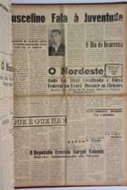 Página do jornal O Nordeste de setembro de 1958