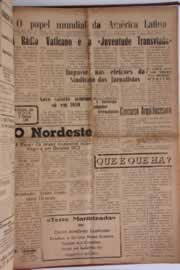 Página do jornal O Nordeste de setembro de 1958