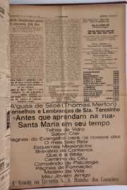 Página do jornal O Nordeste de setembro de 1958