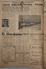 Página do jornal O Nordeste de setembro de 1958