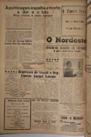 Página do jornal O Nordeste de setembro de 1958