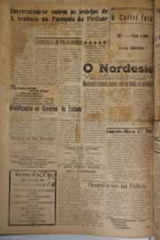 Página do jornal O Nordeste de setembro de 1958