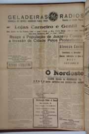 Página do jornal O Nordeste de outubro de 1958