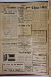 Página do jornal O Nordeste de novembro de 1958