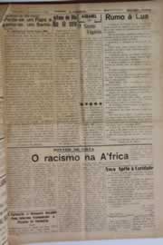 Página do jornal O Nordeste de novembro de 1958