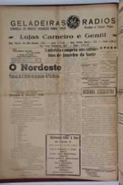 Página do jornal O Nordeste de novembro de 1958