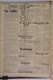 Página do jornal O Nordeste de novembro de 1958