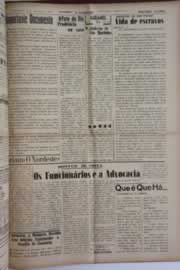 Página do jornal O Nordeste de novembro de 1958