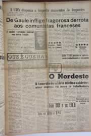 Página do jornal O Nordeste de novembro de 1958