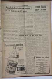 Página do jornal O Nordeste de dezembro de 1958