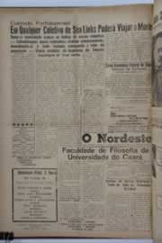 Página do jornal O Nordeste de janeiro de 1959