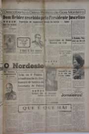 Página do jornal O Nordeste de janeiro de 1959