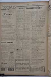 Página do jornal O Nordeste de janeiro de 1959