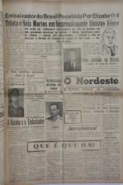 Página do jornal O Nordeste de janeiro de 1959