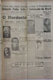 Página do jornal O Nordeste de janeiro de 1959
