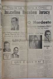 Página do jornal O Nordeste de janeiro de 1959