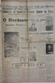 Página do jornal O Nordeste de janeiro de 1959