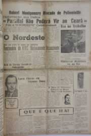 Página do jornal O Nordeste de janeiro de 1959