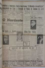 Página do jornal O Nordeste de janeiro de 1959