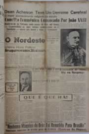 Página do jornal O Nordeste de janeiro de 1959