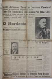 Página do jornal O Nordeste de janeiro de 1959